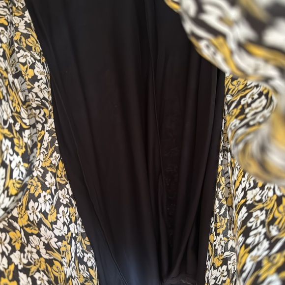 BANANA REPUBLIC A-line short sleeve floral print dress - Picture 9 of 11